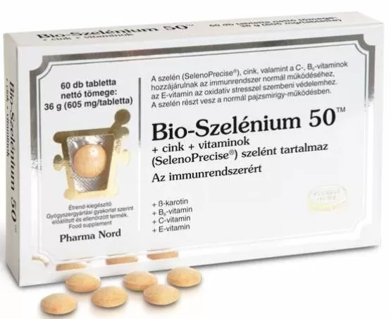 Kelp Ilona Gyógyszertár - Pharmanord bio-szelénium 50+cink+vitaminok tabletta 60x
