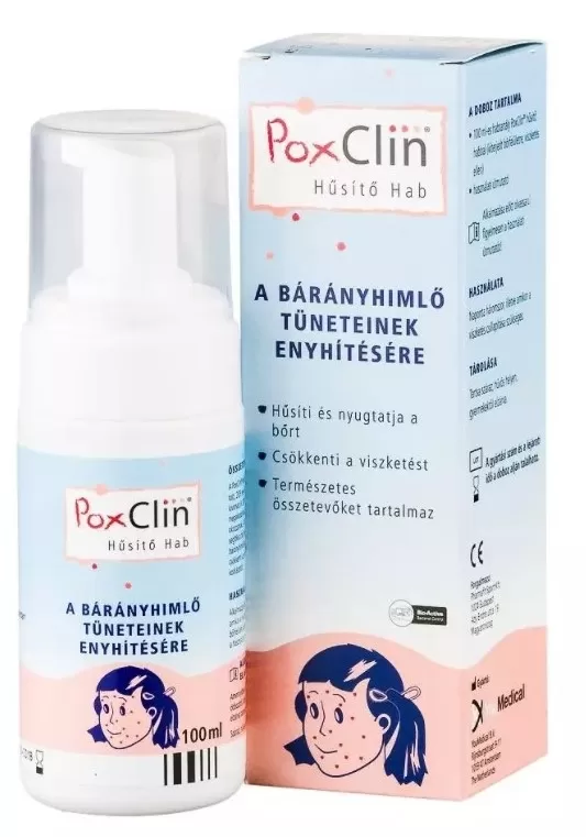 Kelp Ilona Gyógyszertár - Poxclin hab bárányhimlő tünet enyhítésére 100ml